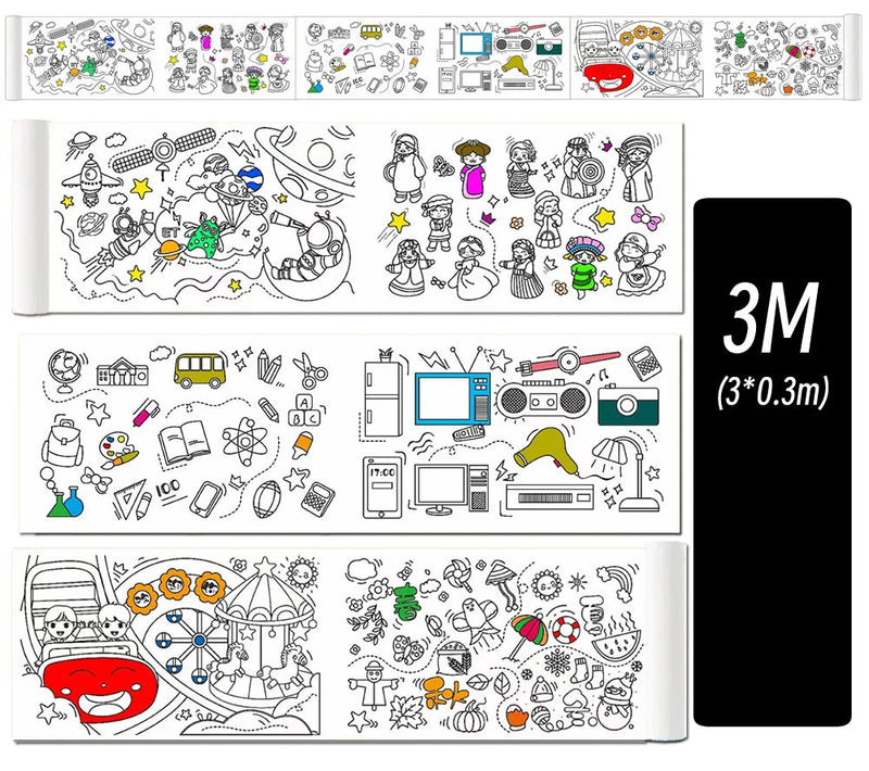 Bobina Criativa de Desenhos - até 3 metros