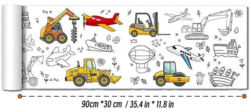 Bobina Criativa de Desenhos - até 3 metros